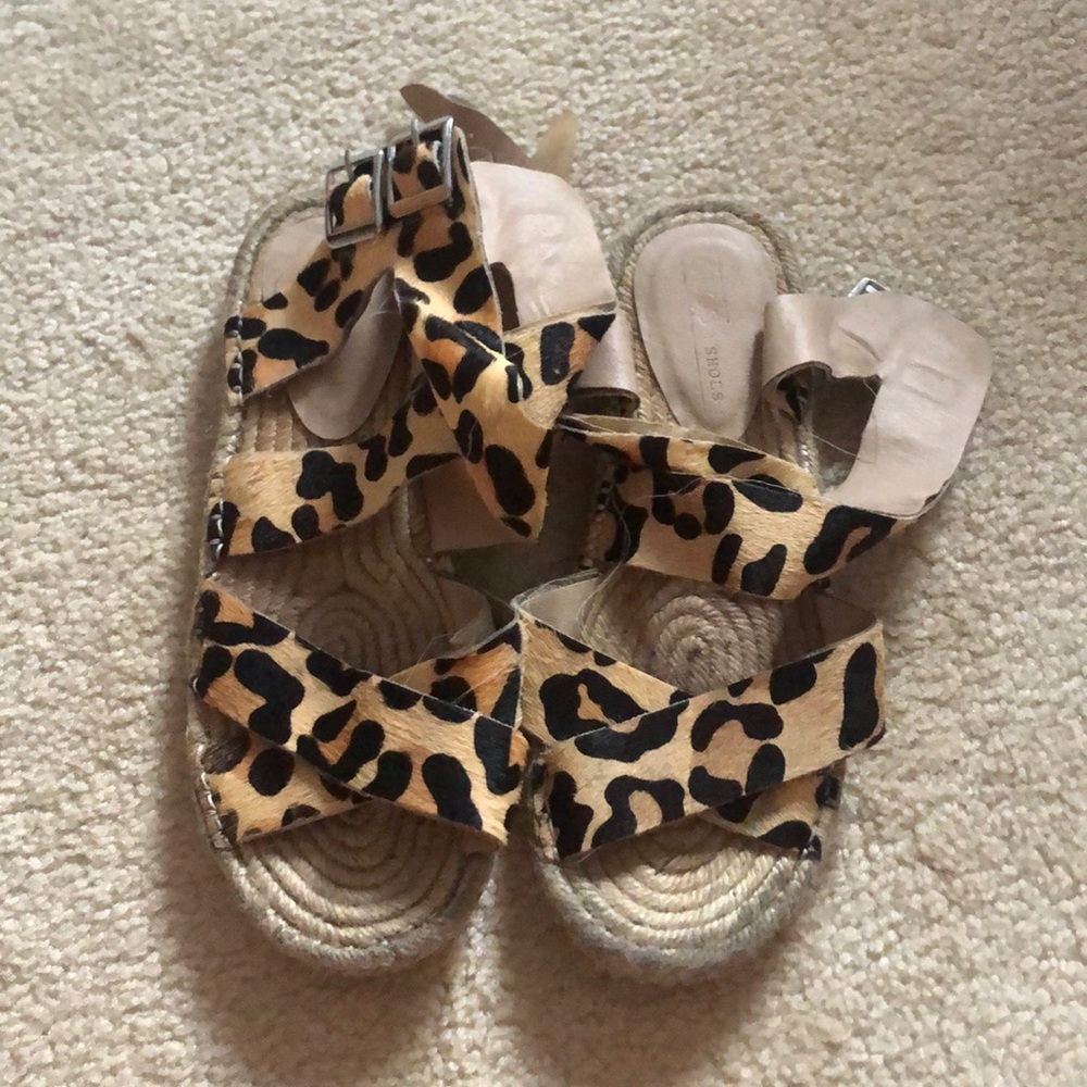 ASOS Cheetah espadrille sandals!